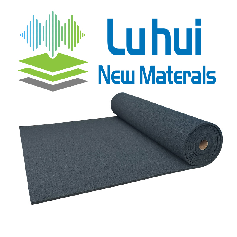 Rubber shock absorber and sound insulation pad LH810 (pure rubber version)