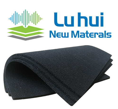 Rubber shock absorber and sound insulation pad LH810 (pure rubber version)