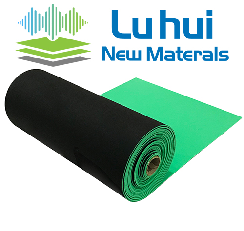 Laminated PU polyurethane soundproofing and shock-absorbing pad LHF100